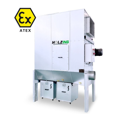 Аспирационная установка для опилок Holzing RLA ATEX 5500 m3/h