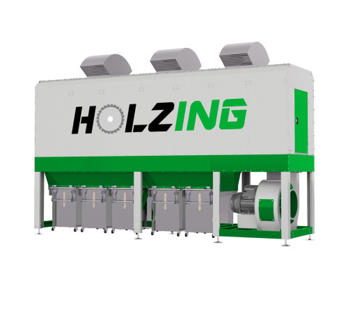Аспіраційна система Holzing RLA 550 VIBER — 15 000 м³/год