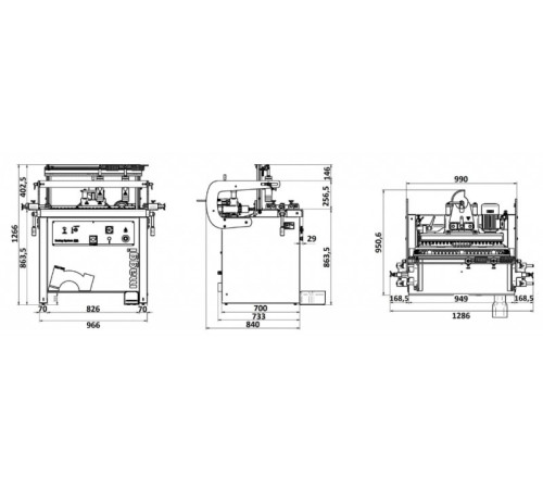 Многошпиндельный сверлильный станок Maggi BORING SYSTEM 23 PRESTIGE