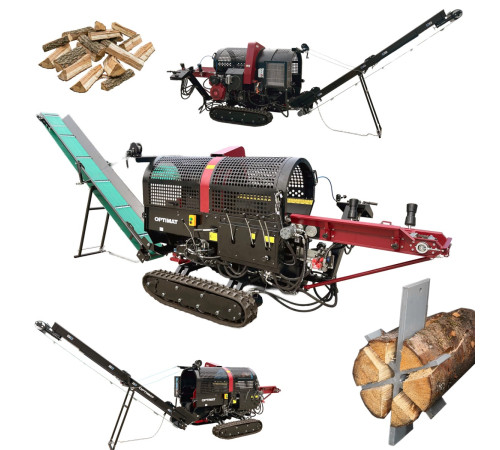 Самоходный бензиновый колун с пилой OPTIMAT FOREST LINE PRO20-S500, 20 тонн
