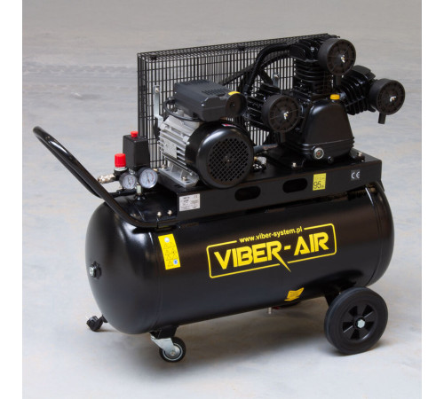 Трипоршневий масляний компресор Viber-AIR 3V100L230V (100 л, 2.2 кВт, 10 бар)