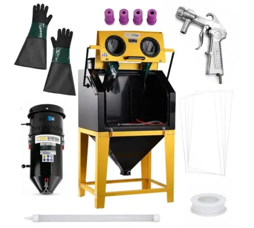 Пескоструйная кабина, верхнее отверстие с откачкой Viber-System PK350-OP15 350 л