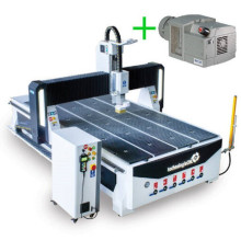 Фрезерний верстат з ЧПК TechnologieCNC 1530 INDUSTRY 2.0 1500x300, 6кВт + вакуумний насос Becker KVT 3.140