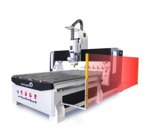 Фрезерний верстат з ЧПК TechnologieCNC 1325 INDUSTRY 2.0 ATC 1300x2500мм, 9кВт, 400В + насос Becker KVT 3.140
