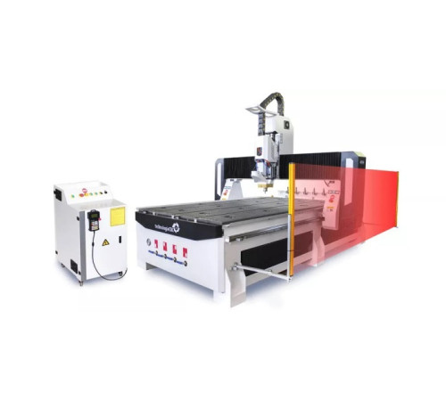 Фрезерний верстат з ЧПК TechnologieCNC 1325 INDUSTRY 2.0 ATC 1300x2500мм, 9кВт, 400В + насос Becker KVT 3.140