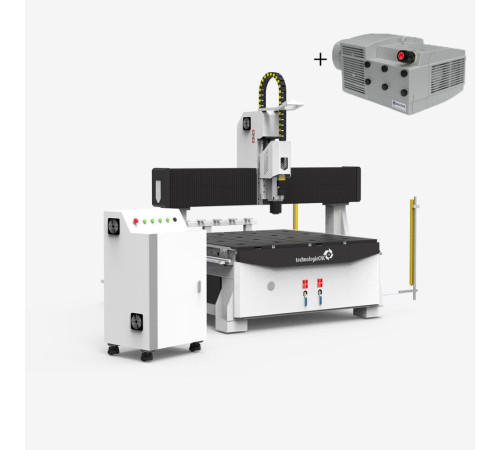 Фрезер з ЧПК TechnologieCNC 1515 INDUSTRY 2.0 ATC 1500x1500мм, 9кВт, 400В + насос Becker KVT 3.140