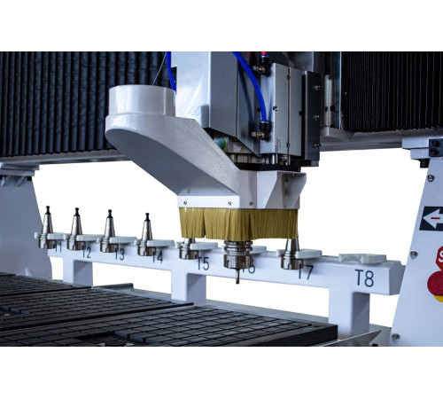 Фрезер з ЧПК TechnologieCNC 1515 INDUSTRY 2.0 ATC 1500x1500мм, 9кВт, 400В + насос Becker KVT 3.140