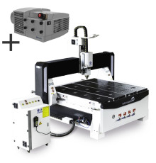 Фрезерний верстат з ЧПК TechnologieCNC 1515 INDUSTRY 2.0 1500x1500 + вакуумний насос Becker KVT 3.140, 400В