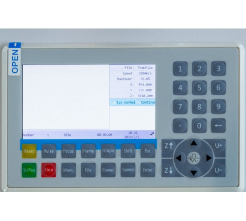 Плотер лазерний CO2 з з ЧПУ TechnologieCNC 1610G