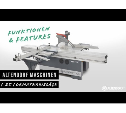 Розсувний циркулярний верстат Altendorf F25 TYP 4