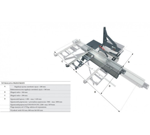 Раскатной циркуляр с подвижным столом Altendorf F45 ProDrive