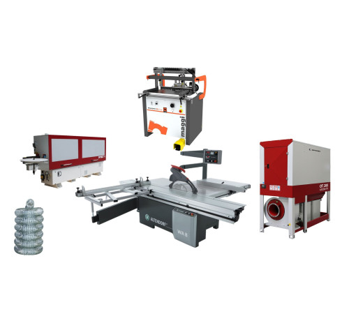 Форматная пила с ЧПУ-упором Altendorf WA 8X, комплект для мебельного производства, 400 В