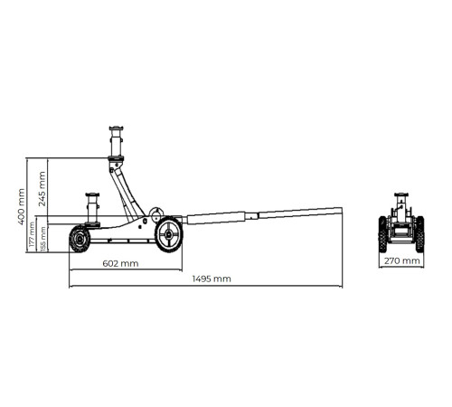 Домкрат OFFROAD Holzmann OWH1.5