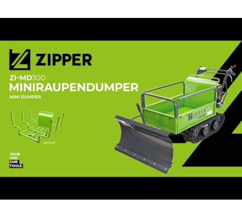 Гусеничный бензиновый думпер Zipper ZI-MD300
