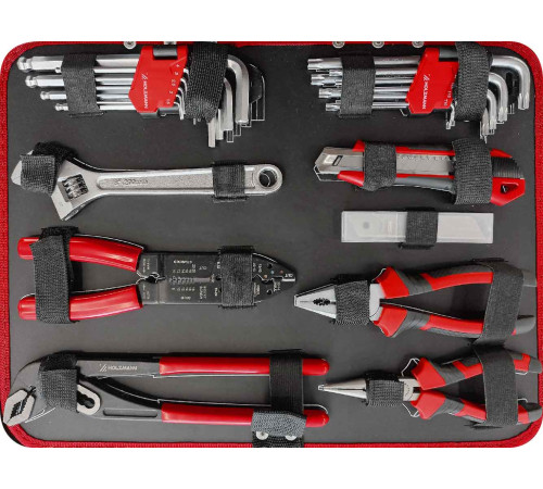 Набор инструментов в кейсе Holzmann WZK167PRO (167 эл.)