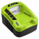 Акумуляторна ланцюгова пила Zipper ZI-KTS40V-AKKU з батареєю 40V 2Ah (ZI-BTR40V2AH) і зарядним пристроєм (ZI-LGR40V-AKKU)