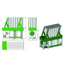 Аспіраційна система HOLZING RLA S 160 5200 м³/год