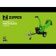 Бензиновий подрібнювач гілок Zipper ZI-HAEK15000 - до 120мм
