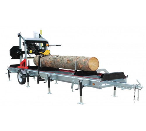 Бензинова стрічкова пилорама OPTIMAT Timberland TMG 660S з ходовою частиною RST6