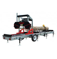 Бензинова стрічкова пилорама OPTIMAT Timberland TMG 660S з ходовою частиною RST6