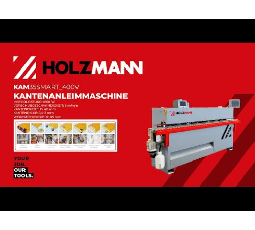 Кромкооблицовочный станок Holzmann KAM35SMART