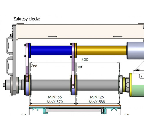 Многопыль с двумя плавающими пилами Holzing MRS610 M2 – 610 мм