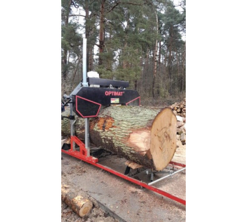 Бензиновая ленточная пилорама OPTIMAT Timberland TMG 790S с электронным управлением вверх/вниз