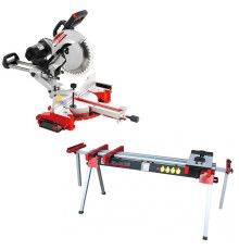 Пила торцовочная Holzmann KAP305JL + рабочий стол Holzmann USK2760