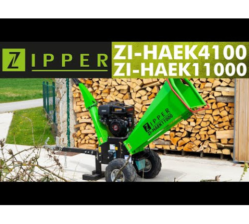 Бензиновый измельчитель веток Zipper ZI-HAEK11000 - до 120мм