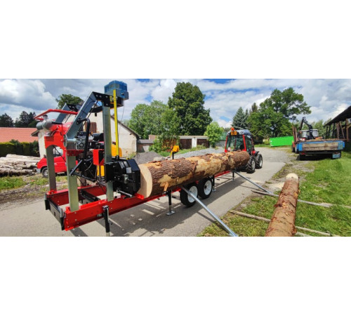 Бензинова стрічкова пилорама OPTIMAT Timberland TMG 910 зі стартером