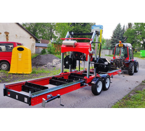 Бензинова стрічкова пилорама OPTIMAT Timberland TMG 910 зі стартером